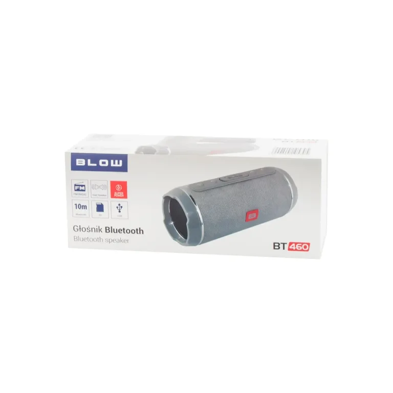 BLOW BT460 185x85x80 mm 2000mAh hall kaasaskantav mono Bluetooth-kõlar FM-raadio ja MicroSD toega