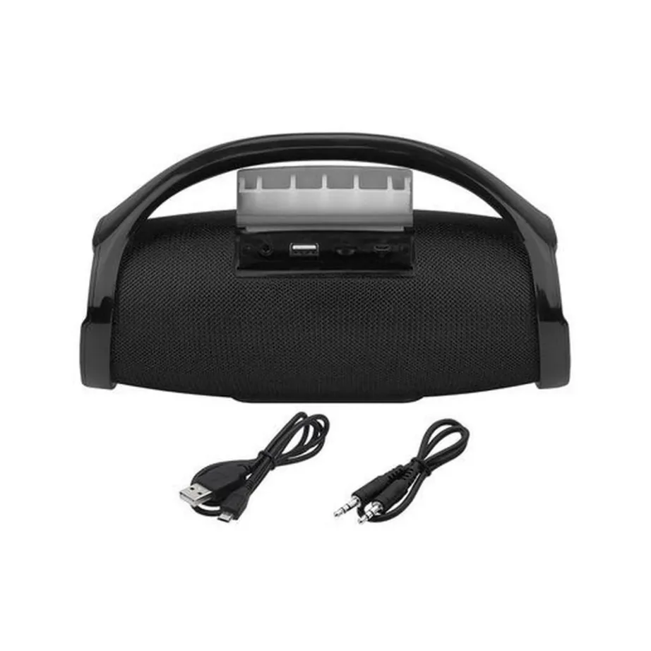 BLOW BT470 237x131x95 mm must kaasaskantav stereokõlar, Bluetooth 4.2, FM-raadio, SD-mälukaardipesa, 1200 mAh aku, kandekäepidemega – 4