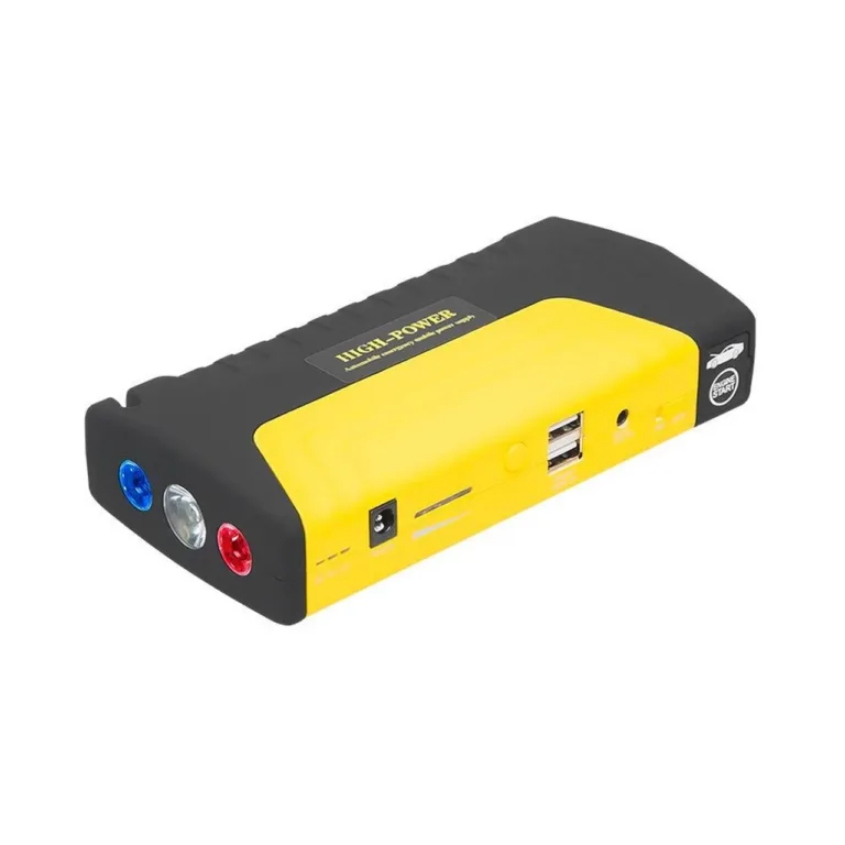 BLOW JS-15 12800mAh must käivitusabi ja akupank, LED-taskulamp, 200A/400A, 19V, autolaadijaga ja kaabliga