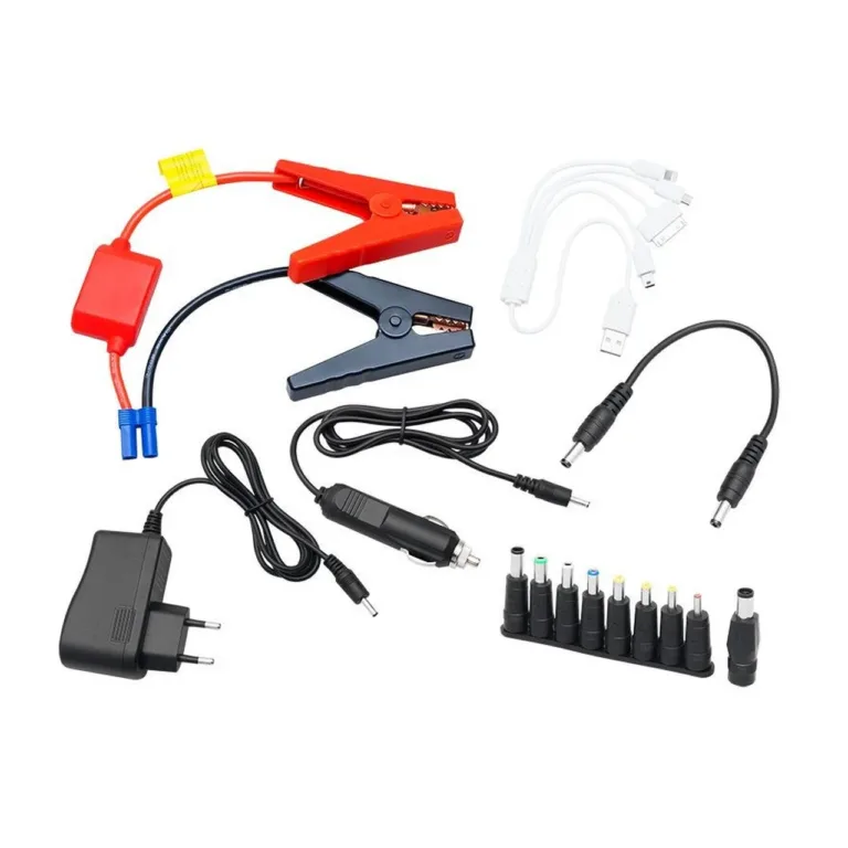 BLOW JS-19 16800mAh must käivitusabi ja akupank autodele, LED-taskulambi ja autolaadijaga