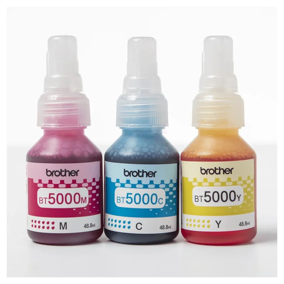 Brother BT5000CLVAL 3×48,8 ml tsüaan/magenta/kollane värvitindikomplekt kuni 5000 lehele, ühilduv – 2