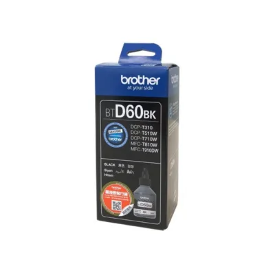 Brother BTD60BK originaalne ekstra kõrge tootlusega musta pigmendiga tindipudel (6500 lehte) inkjet-printeritele DCPT510W, DCPT710W, MFCT810W, MFCT910DW