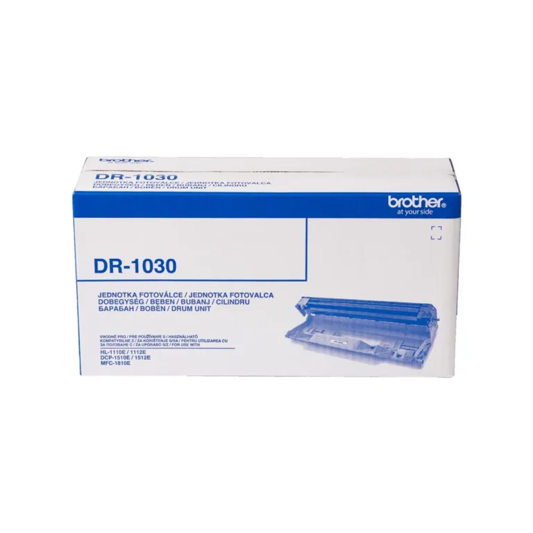 Brother DR-1030 10 000 lehekülje originaaltrummelkassett laserprinterile, sobib mudelitele DCP-1510E/1512E/1610WE/1612WE, HL-1110E/1112E/1210WE/1212WE, MFC-1810E/1910WE
