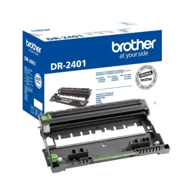 Brother DR-2401 originaal trummelkassett, 12 000 lehte, laserprinterile, sobib DCP-L2512D/2532DW/2552DN, HL-L2312D/2352DW/2372DN, MFC-L2712DN/2712DW/2732DW/2752DW