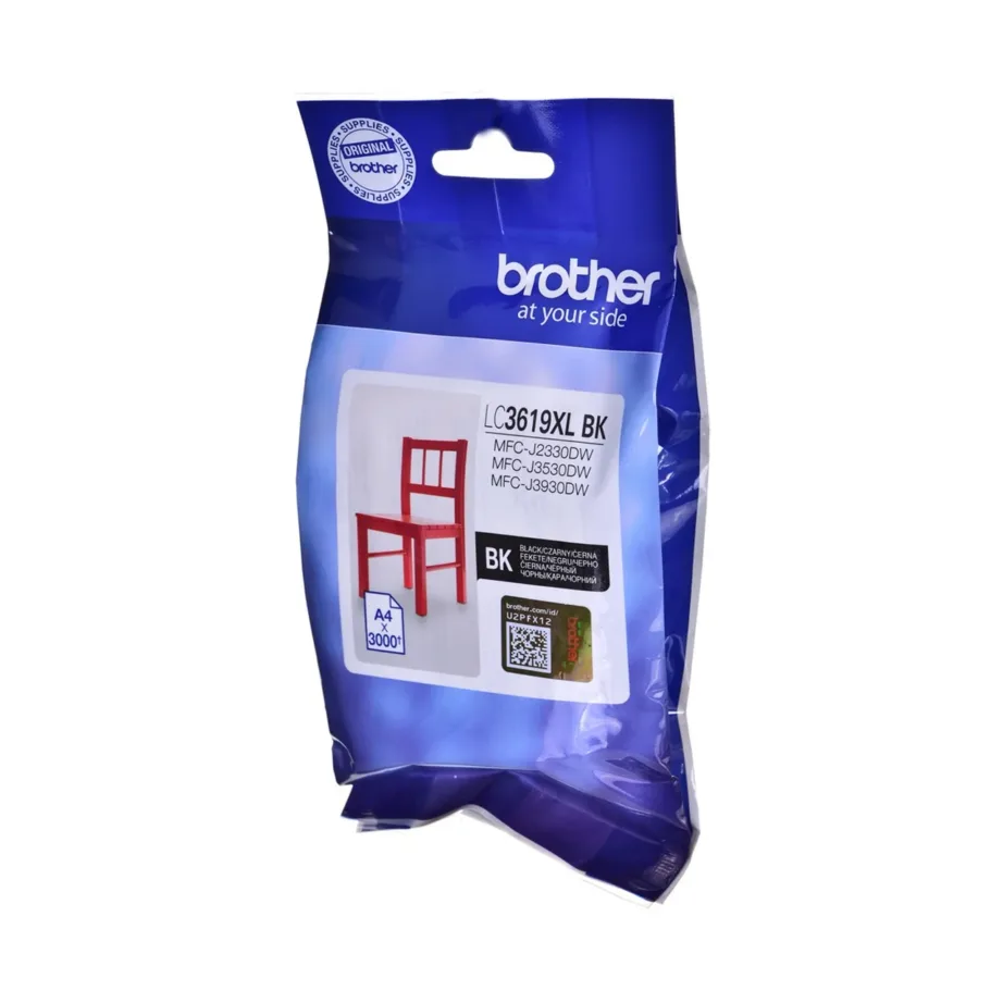 Brother LC-3619XLBK originaal must tindikassett 3000 lehele MFC-J2330DW/J2730DW/J3530DW/J3930DW printeritele
