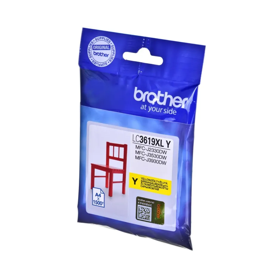 Brother LC-3619XLY originaaltindikassett, kollane, 1500 lehte, 1 tk, MFC-J2330DW/J3530DW/J3930DW printeritele