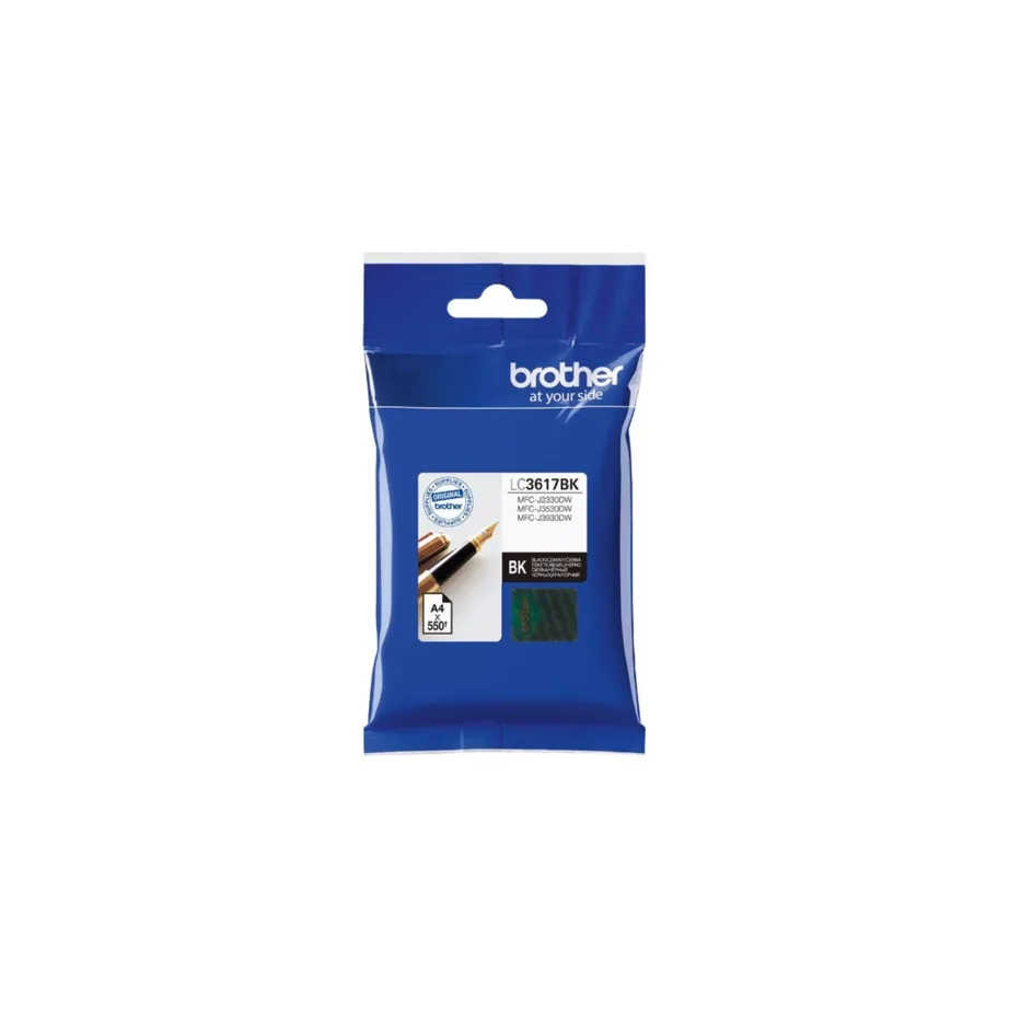 Brother LC3617BK must 1 tk originaaltindikassett (550 lehte) MFC-J2330DW/J3530DW/J3930DW printeritele