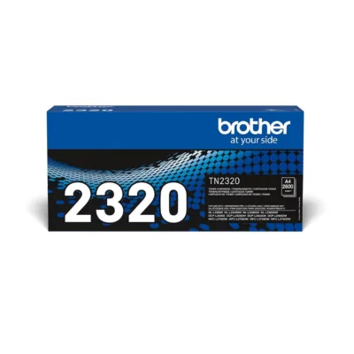 Brother TN-2320 must originaaltooner 2600 leheküljele laserprinteritele HL-L2365DW/L2360DN/L2340DW/L2300D/DCP-L2540DN/L2500D
