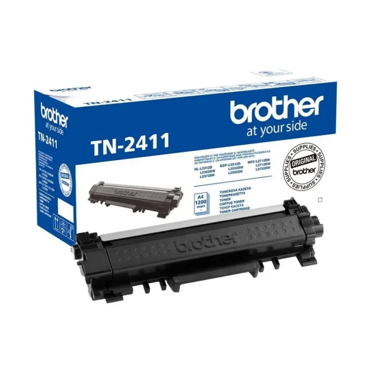 Brother TN-2411 originaalne must laser-tooner, 1200 lehekülge, 1 tk, HL-L2312D/L2352DW/DCP-L2512D/MFC-L2712DN printeritele
