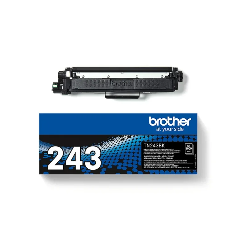 Brother TN-243BK must originaaltooner 1000 lehekülge, ühilduv DCP-L3510CDW/HL-L3210CW/MFC-L3710CW, 1 tk