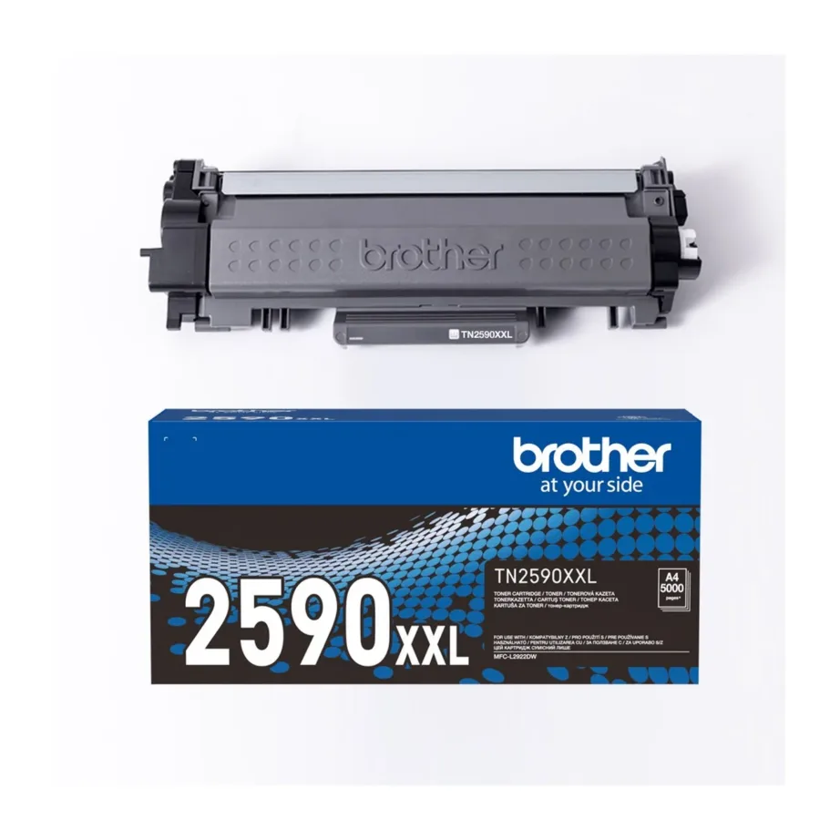 Brother TN-2590XXL must originaaltooner 5000 lehele, 1 tk, MFC-L2922DW printerile – 3