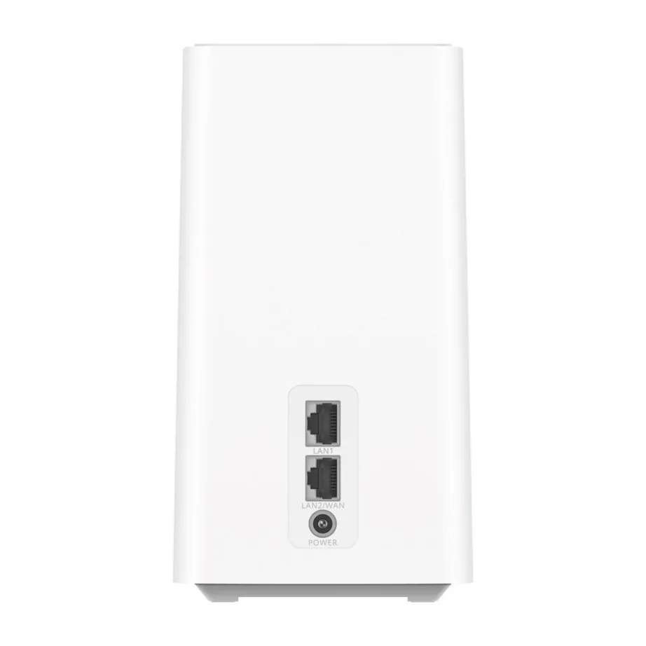 Brovi H155-381 valge 5G WiFi 6 ruuter NanoSIM-toega, 2 RJ-45 porti, 574+2400 Mbit/s – 6