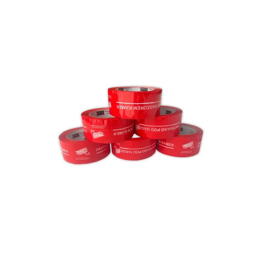 BSTech BESTPAK 48 mm x 100 m trükiga turvateip „Pakendatud kaameravalve all”