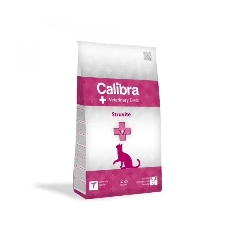 Calibra Veterinary Diets Struvite 2 kg gluteenivaba kanamaitseline dieettoit täiskasvanud kassidele struviitkivide lahustamiseks ja ennetamiseks