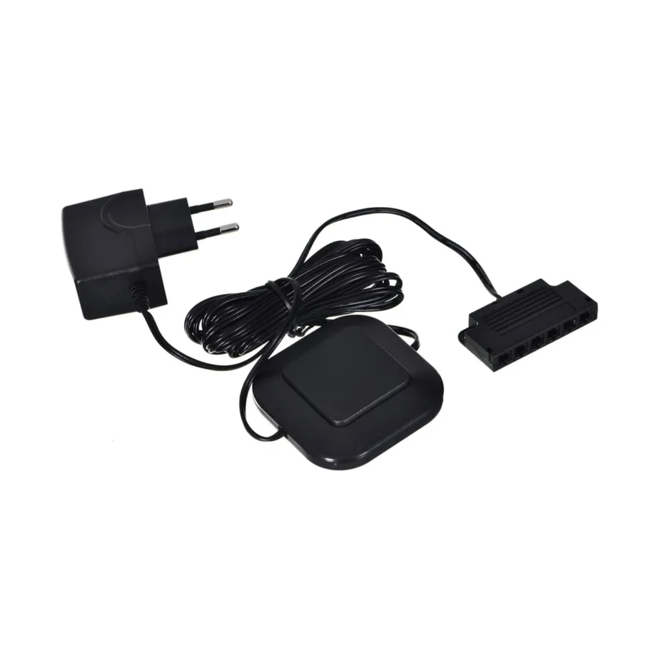 Cama MEBLE 3LED must ristkülikukujuline pinnapealne LED-valgusti, 3 tk, külm valge valgus, toiteadapteriga – 4