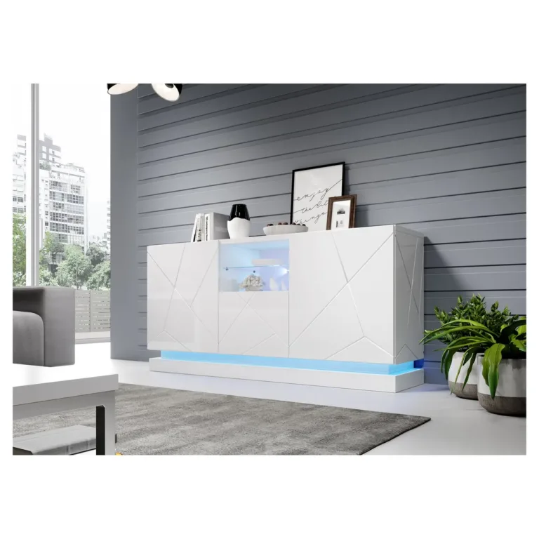 Cama MEBLE QIU KOM RGB pinnapealne RGB LED-valgustus QIU 2D1K kummutile, 1 tk, pult puudub