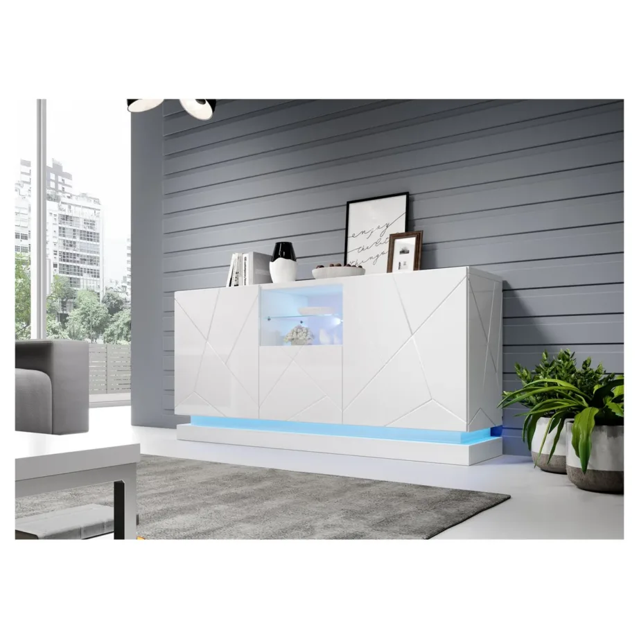 Cama MEBLE QIU KOM RGB pinnapealne RGB LED-valgustus QIU 2D1K kummutile, 1 tk, pult puudub – 4