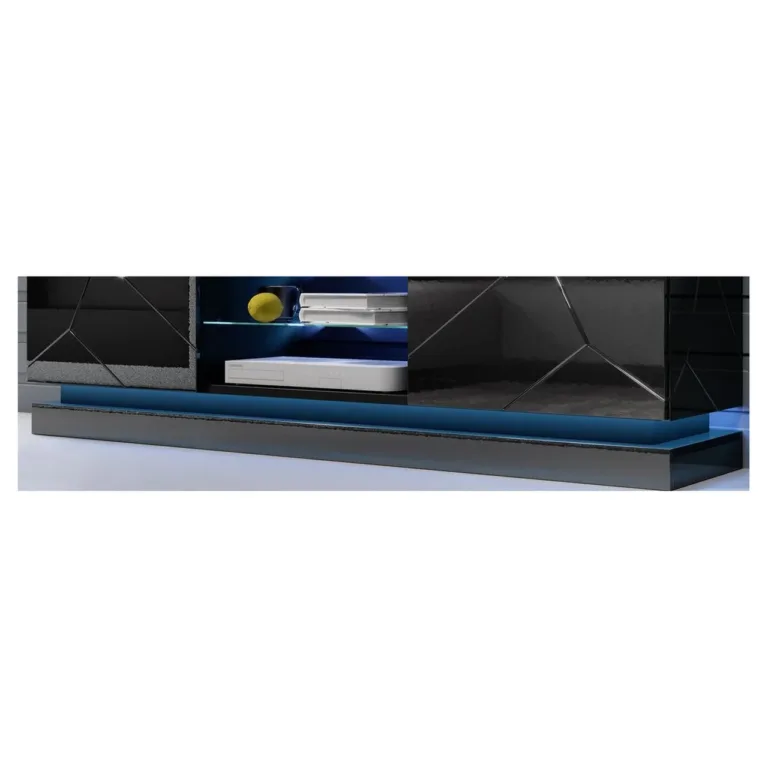 Cama MEBLE QIU RTV160 RGB 160 cm pinnapealne RGB LED-valgusti telerialusele, 1 tk, vooluvõrgutoitega