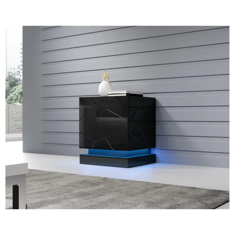 Cama MEBLE QIU SZF RGB 2 tk pinnapealne RGB LED-valgustus öökappidele, vahelduvvool, pult puudub – 5