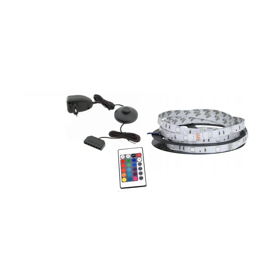 Cama MEBLE QIU SZF RGB 2 tk pinnapealne RGB LED-valgustus öökappidele, vahelduvvool, pult puudub