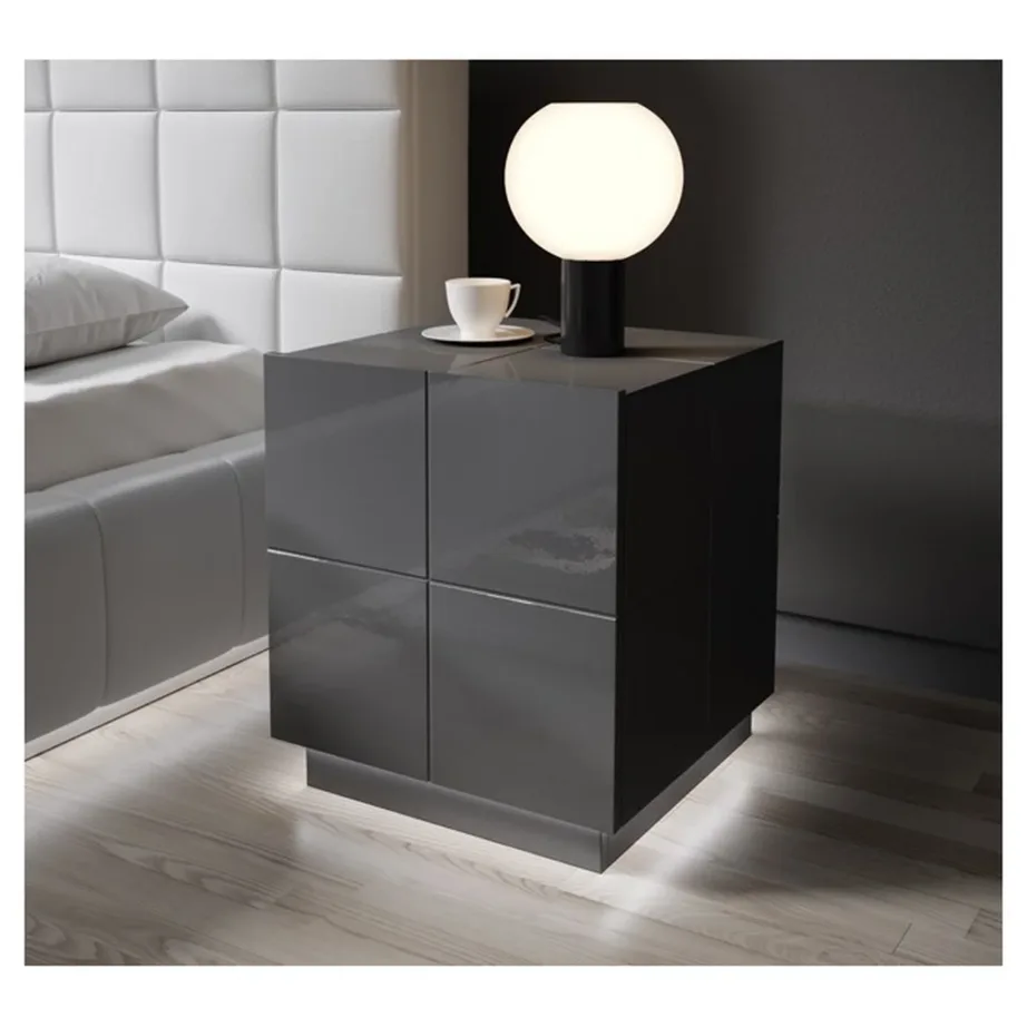 Cama MEBLE REJA SZF LED BI valge LED-valgusti öökapi alla, pinnapealne paigaldus, 1 tk