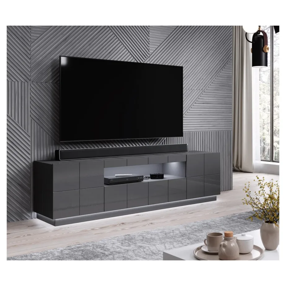 Cama MEBLE REJA valge LED-valgusti telerialusele, 1 tk, pinnapealne paigaldus