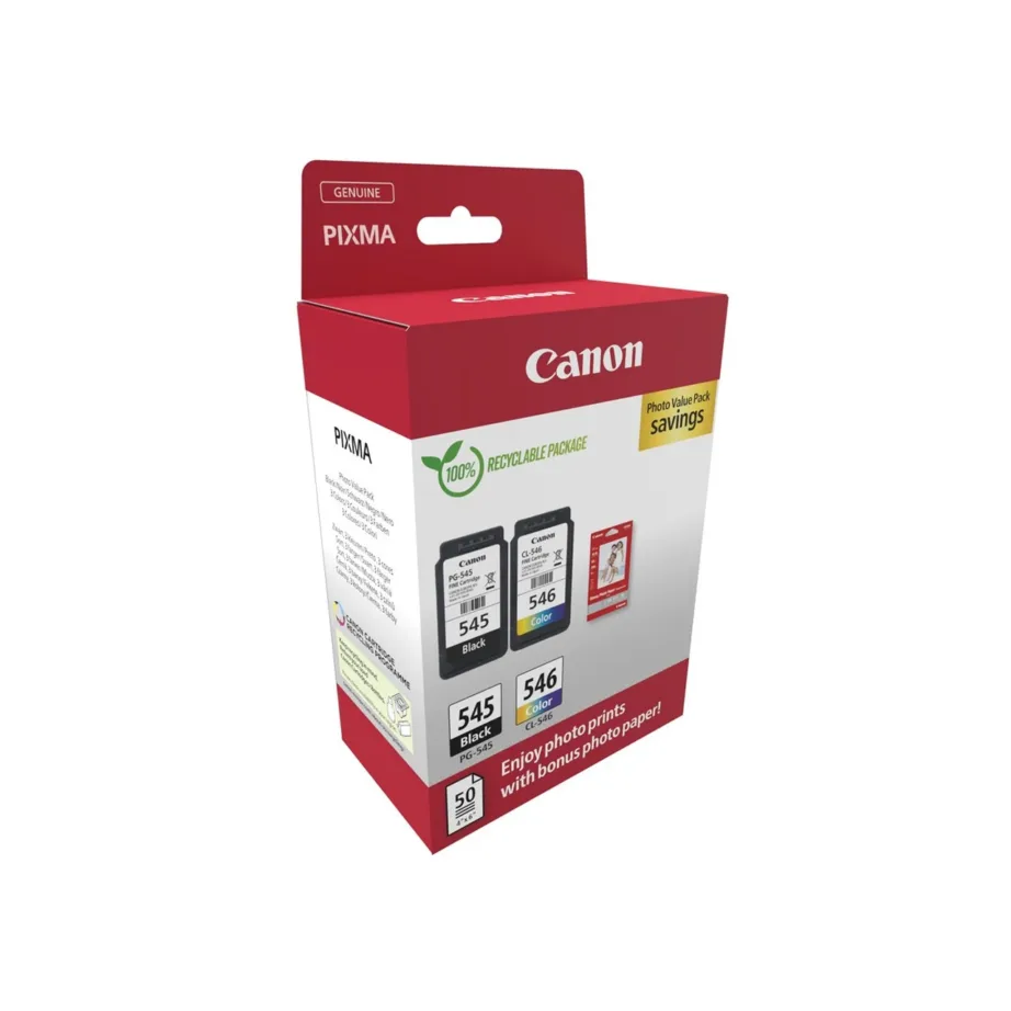Canon 8287B008 originaalne must ja värviline tindikasseti komplekt (2 tk, 8 ml, 180 lehte) PIXMA iP2850/MG2550/TS3150 printeritele – 2