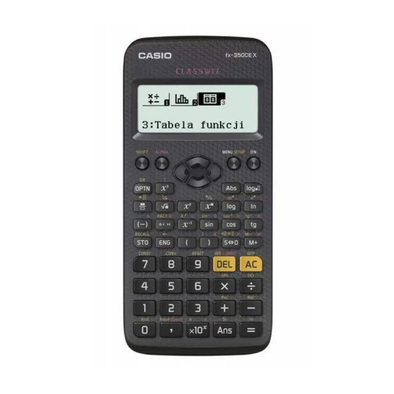 Casio FX-350CEX 77x166 mm, 379 funktsiooniga teaduslik kalkulaator, must