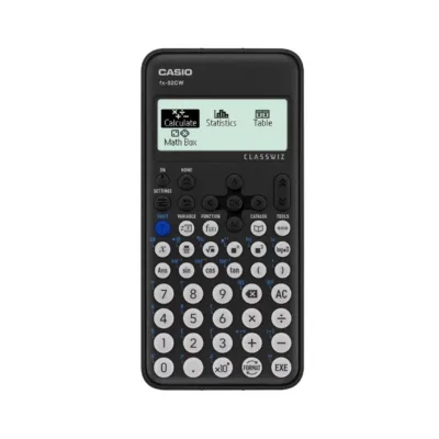 Casio FX-82CW 48 klahviga must teaduslik kalkulaator, 1x AAA patarei, 77x162x13,8 mm, LCD-ekraan, kaitsekattega