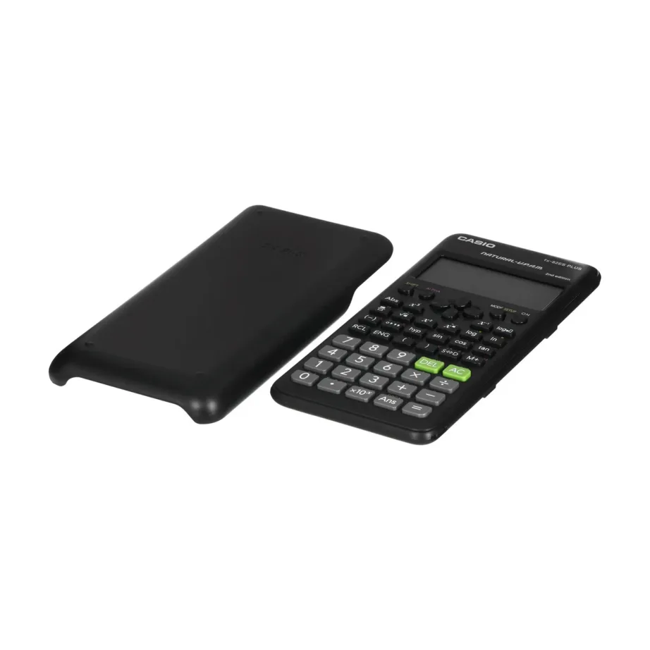 Casio FX-82ESPLUS-2 must teaduslik taskukalkulaator, 252 funktsiooni, 12 numbrikohta, 77×162 mm, AAA patareiga – 10