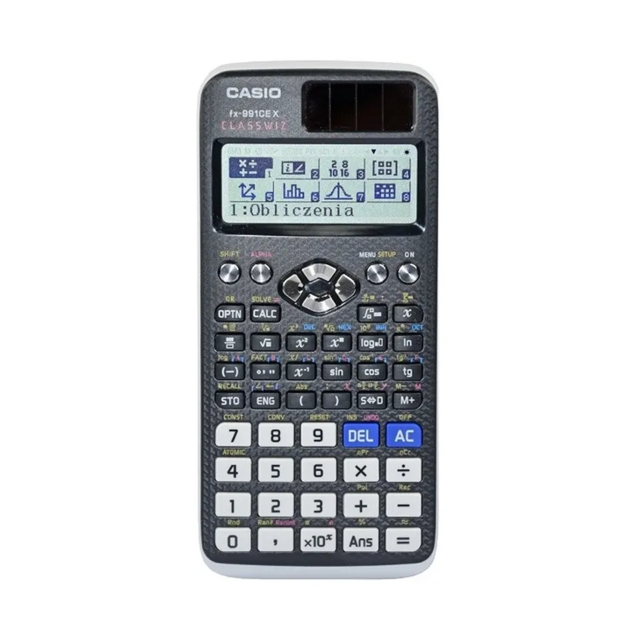 Casio FX-991CEX ClassWiz 12-kohaline teaduslik kalkulaator, must, 2-realine ekraan, patarei/solar, 77x165,5x11,1 mm