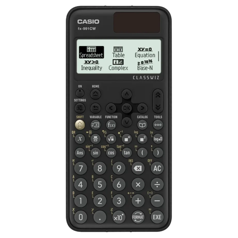 Casio FX-991CW must teaduslik kalkulaator 12-kohalise punktmaatriksekraaniga, tugeva kaitsekattega, taskumudel – 2