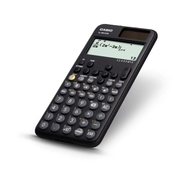 Casio FX-991CW must teaduslik kalkulaator 12-kohalise punktmaatriksekraaniga, tugeva kaitsekattega, taskumudel
