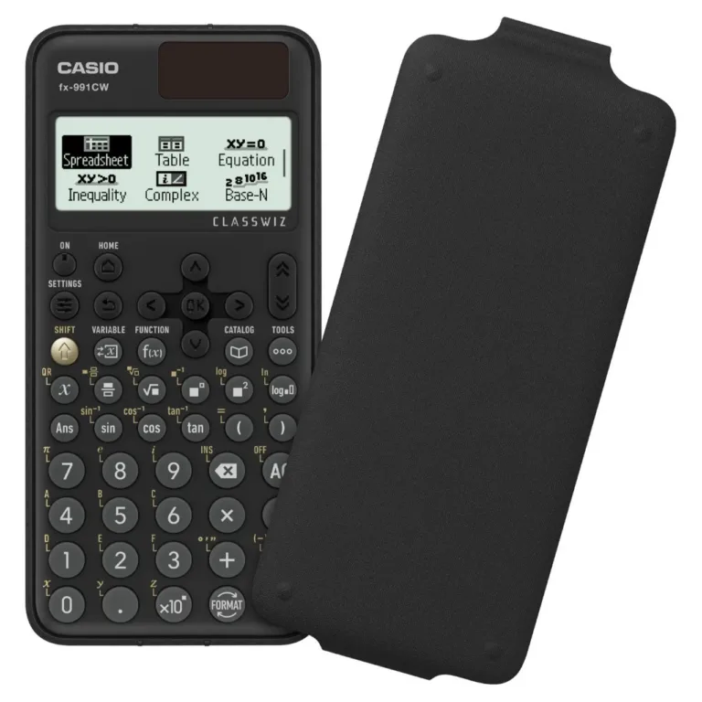 Casio FX-991CW must teaduslik kalkulaator 12-kohalise punktmaatriksekraaniga, tugeva kaitsekattega, taskumudel