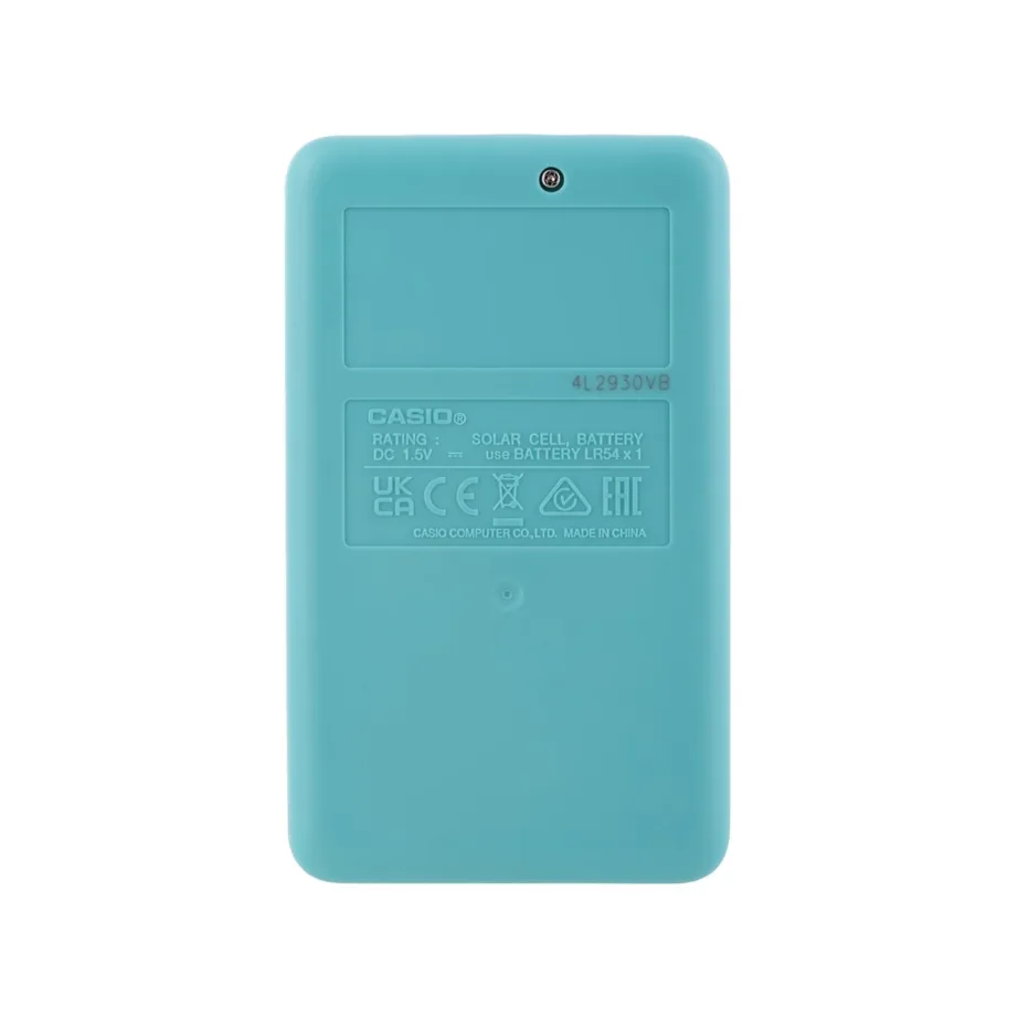 Casio SL-310UC-GN 10-kohaline roheline taskukalkulaator, päikese- ja patareitoitega, 118x70x8 mm, 50 g – 2