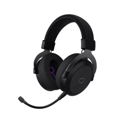 Cooler Master CH-351 must juhtmevaba ja USB-C juhtmega mänguri peakomplekt, 30 h aku, Bluetooth 5.4, eemaldatav mikrofon, binauraalne, 3 seadme mäluga