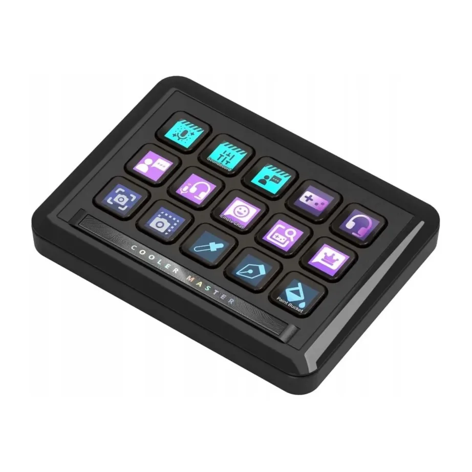 Cooler Master MasterHUB MHSK13AA00 190 × 126,5 mm must libisemisvastane stream deck – 2