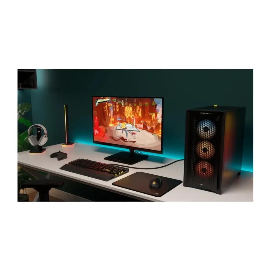 Corsair Xeneon 315QHD165 CM-9020007-PE 31,5″ Quad HD IPS 165 Hz LED mängumonitor, must, G-Sync/FreeSync, kõrguse reguleerimine - 6