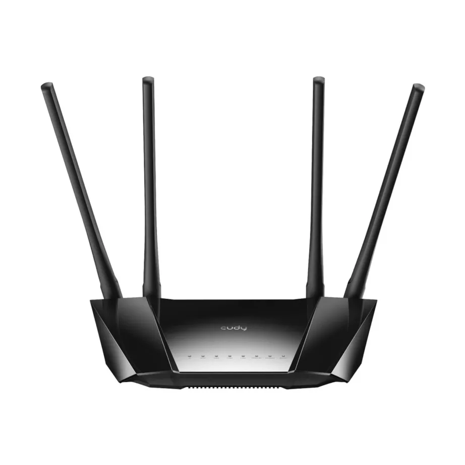 Cudy LT400_EU must 4G LTE SIM-iga Wi-Fi ruuter, 300 Mbps, 2,4 GHz, 4 RJ45-porti, välisantennid – 2