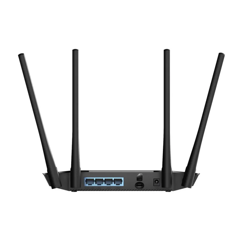 Cudy LT400_EU must 4G LTE SIM-iga Wi-Fi ruuter, 300 Mbps, 2,4 GHz, 4 RJ45-porti, välisantennid – 3