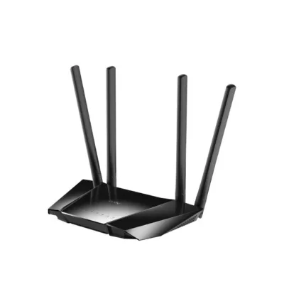 Cudy LT400_EU must 4G LTE SIM-iga Wi-Fi ruuter, 300 Mbps, 2,4 GHz, 4 RJ45-porti, välisantennid