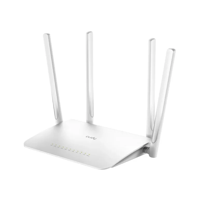 Cudy WR1300 valge kaheribaline Wi-Fi 5 (AC1200) gigabitruuter 4 antenniga, 300+867 Mbit/s, 4x Gigabit LAN, vanemliku järelevalve ja VPN-toega (204,8x137,5x38,3 mm)
