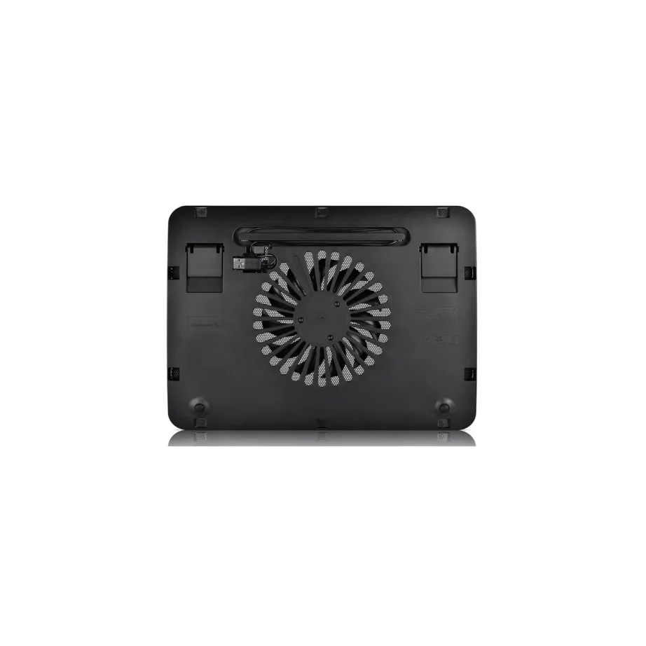 DeepCool Wind Pal Mini DP-N114L-WDMI 15,6″ sülearvuti must metallist jahutusalus USB-toitega, 14 cm ventilaatoriga, sinise LED-valgustusega – 4