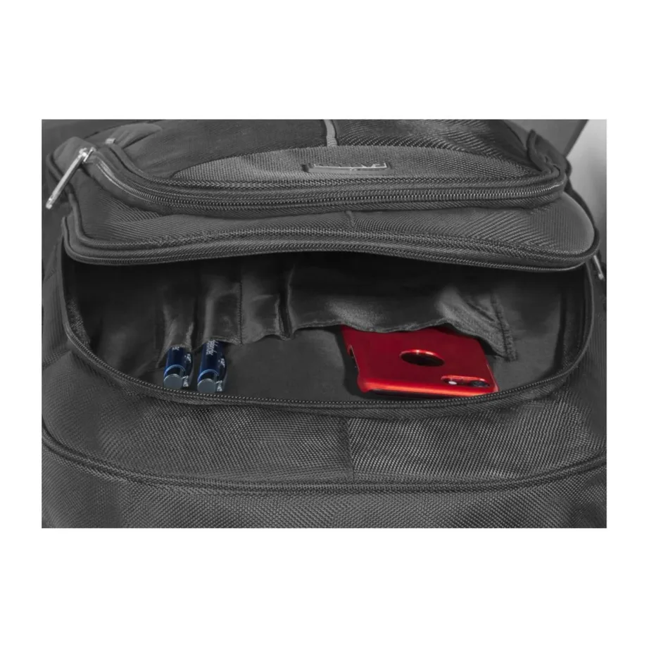 Defender Carbon 26077 15,6″ must polüestrist sülearvutikott, 5 taskut, 480x350x200 mm, 600 g – 3