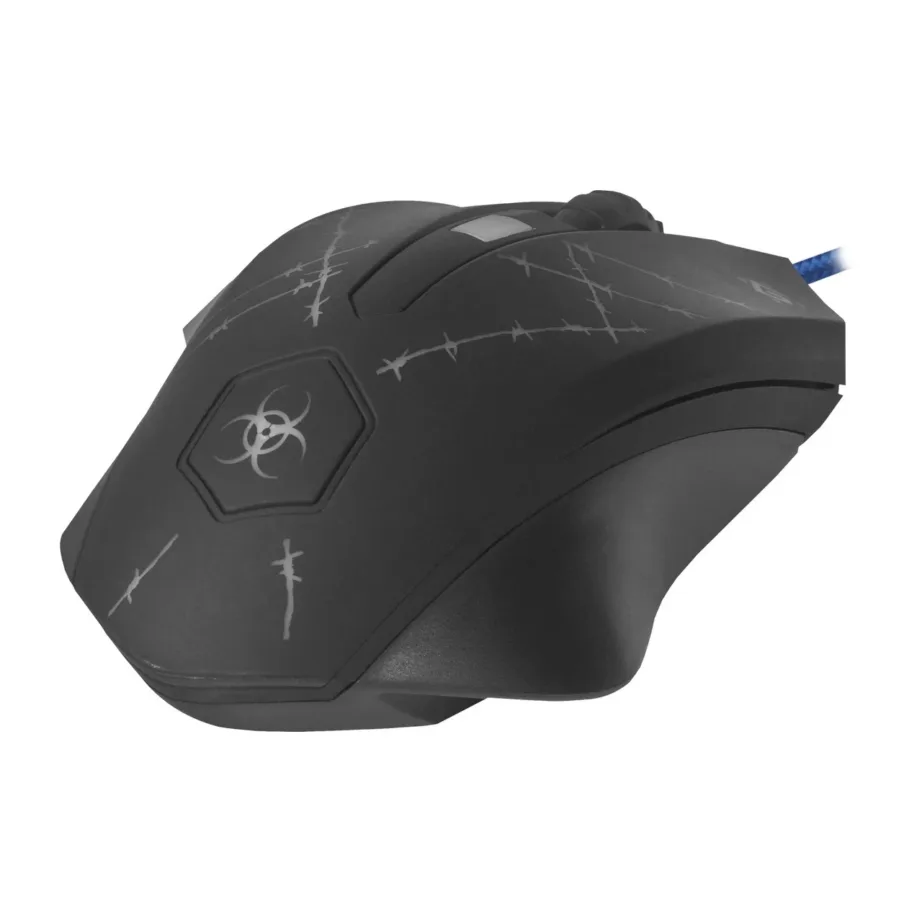Defender Forced GM-020L 3200 DPI valgustusega USB-mängurihiir 5 nupu ja hiirematiga, must, ambidextrous – 13