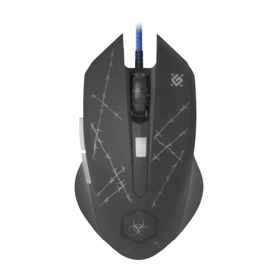 Defender Forced GM-020L 3200 DPI valgustusega USB-mängurihiir 5 nupu ja hiirematiga, must, ambidextrous – 5