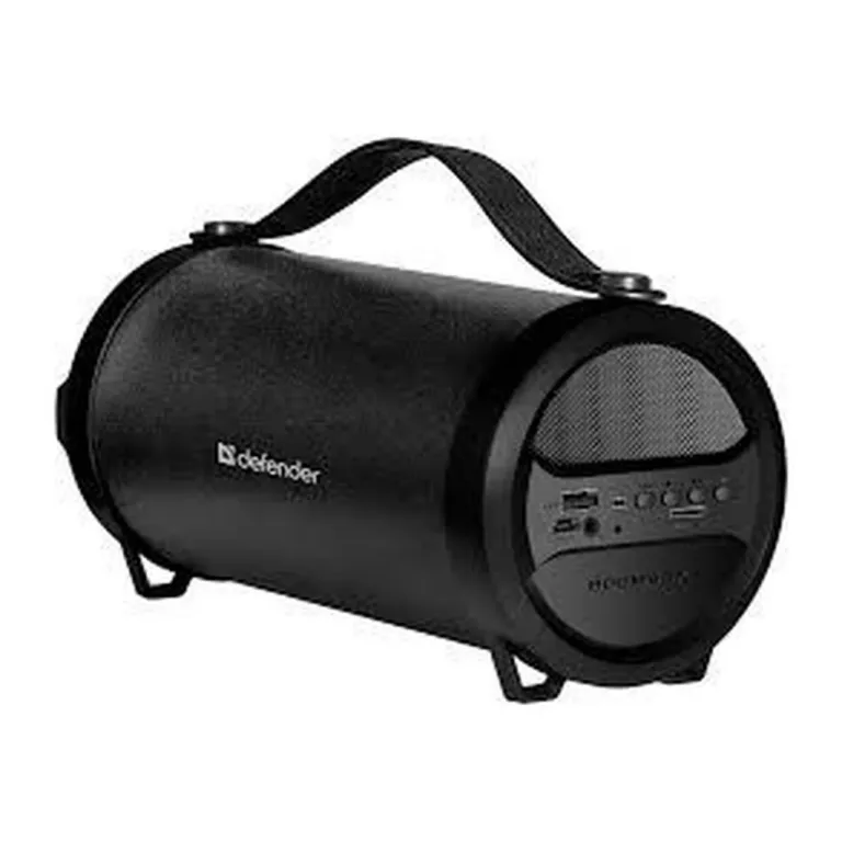 Defender G24 10W must Bluetooth 5.0 kaasaskantav kõlar FM-raadio, USB/AUX/MP3, 4-tunnise akuga