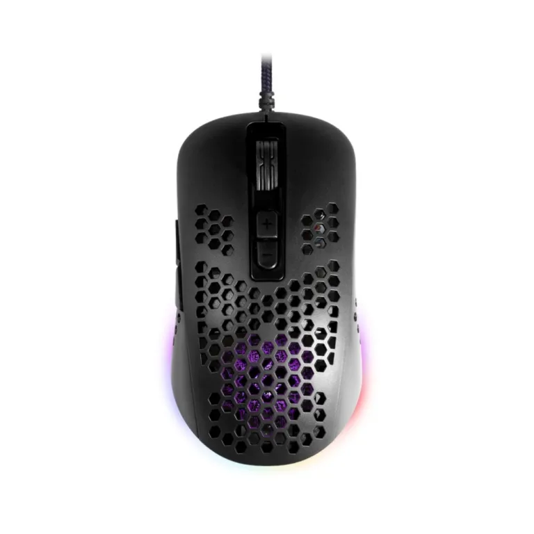 Defender GM-620L Shepard 7200 DPI must juhtmega ambidekster mängurihiir, 6 nuppu, RGB valgustus, 1,7 m USB