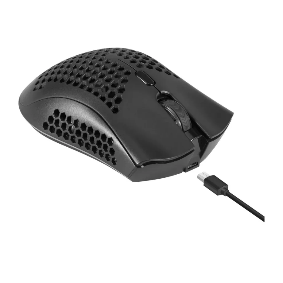 Defender GM-709L Warlock 2.4GHz must RGB taustvalgustusega juhtmevaba mängurihiir, 2400 DPI, 400 mAh aku, paremakäeline – 3