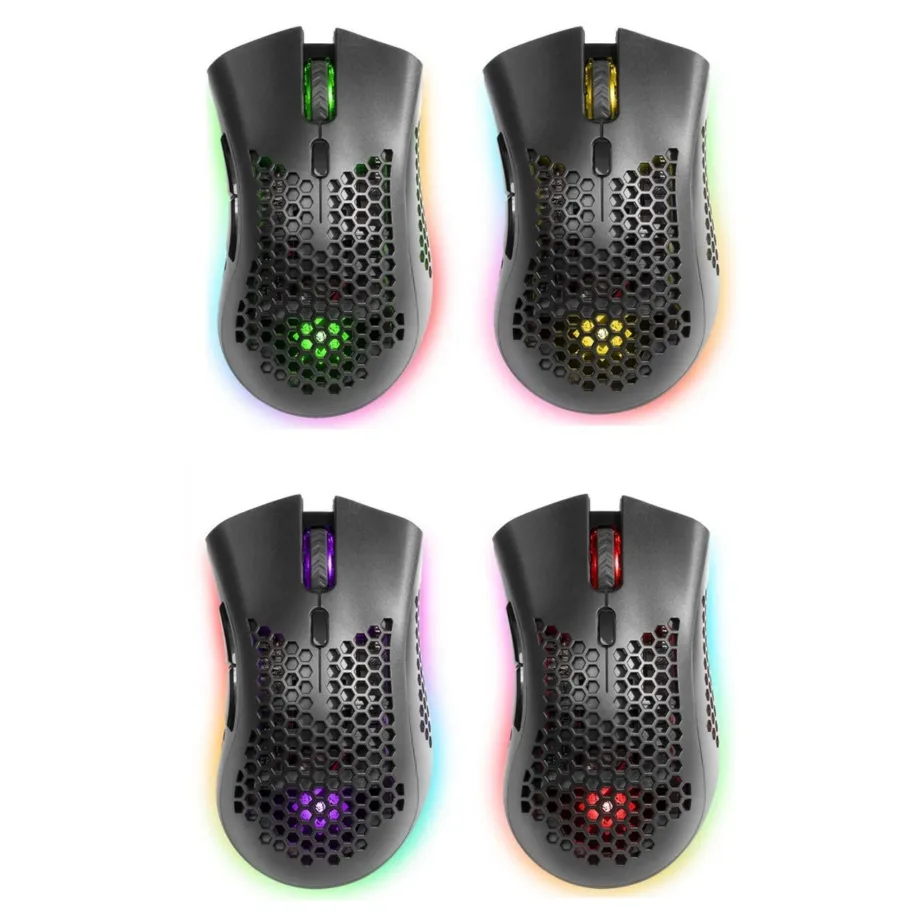 Defender GM-709L Warlock 2.4GHz must RGB taustvalgustusega juhtmevaba mängurihiir, 2400 DPI, 400 mAh aku, paremakäeline – 4